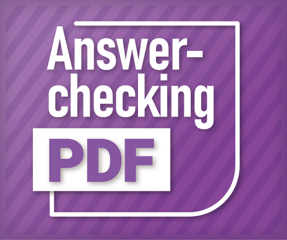 Answer-checking PDF